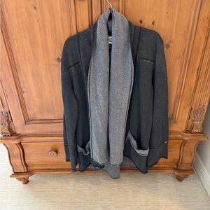 Hard Tail Women's Charcoal and Light Gray Cardigan